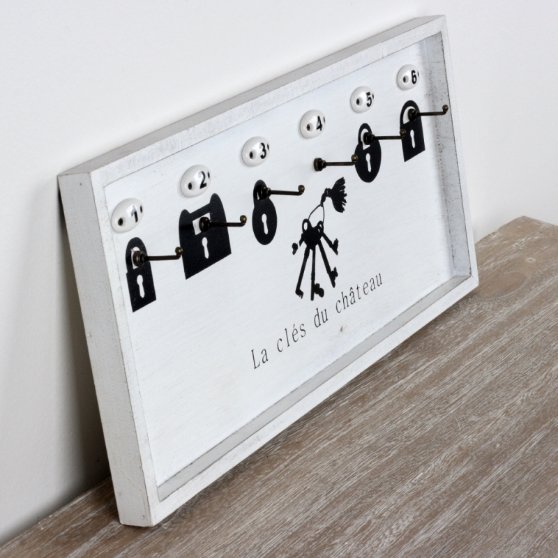 Vešiak na kľúče s číslami 51x23cm