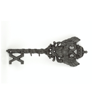 Vešiak na kľúče v tvare historického kľúča 27 x 10 cm kov