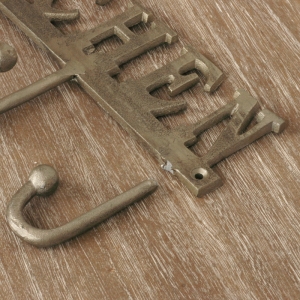 Vešiak s kovovými háčikmi do kuchyne Kitchen 39x6x17cm- vyradenú