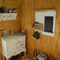 Vešiaková stena s tabuľou Novaline 62x67 cm