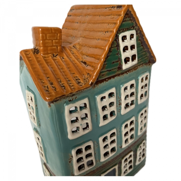 Vianočný svietiaci domček 15x23,5x10cm Typ E