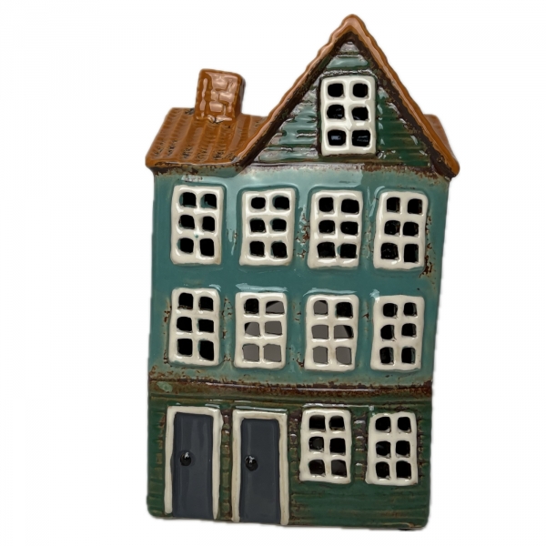 Vianočný svietiaci domček 15x23,5x10cm Typ E