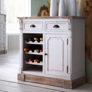 Vinotéka dřevěná Provence 84x81x40cm