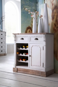 Vinotéka drevená Provence 84x81x40cm