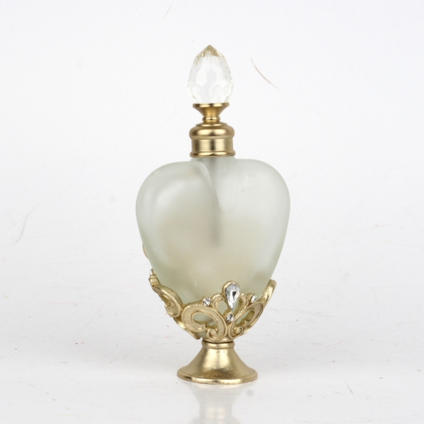 Vintage flakón na parfum zlatý 15,8cm