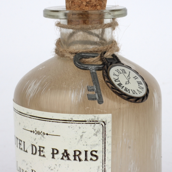 Vintage fľaštička s korkovým štupľom 9cm