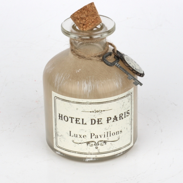 Vintage fľaštička s korkovým štupľom 9cm