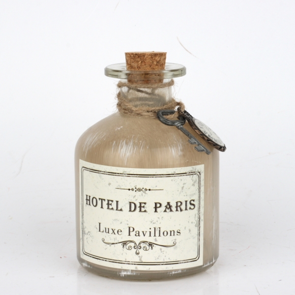 Vintage fľaštička s korkovým štupľom 9cm