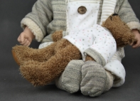 Vinylová bábika bábätko - chlapec 60cm