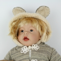 Vinylová bábika bábätko - dievča 60cm