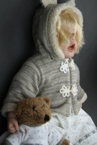 Vinylová bábika bábätko - dievča 60cm