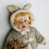 Vinylová bábika bábätko - dievča 60cm
