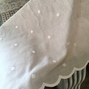 Vitrážová záclona natur v50cm