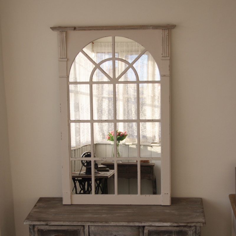 Vitrážové zrkadlo Provence 66,5x100x4 cm