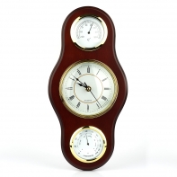 Vlhkomer teplomer hodiny 18x40cm