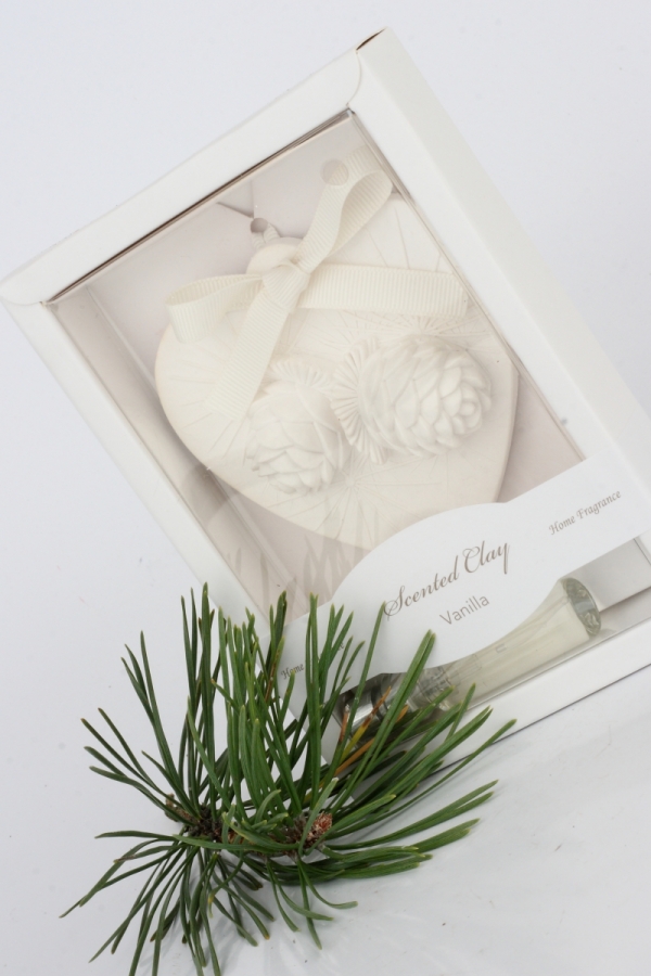 Vonná dekorácie vonný íl + esencie vanilka 5ml