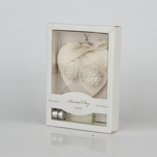 Vonná dekorácie vonný íl + esencie vanilka 5ml