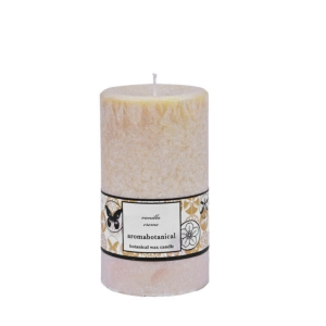 Vonná svieca z palmového vosku - vanilka 12cm