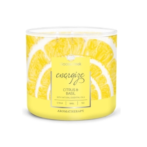 Vonná sviečka AROMATHERAPY CITRUS & BASIL 410g