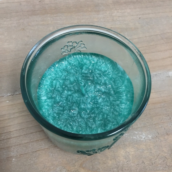 Vonná sviečka v pohári s púpavou - Aloe