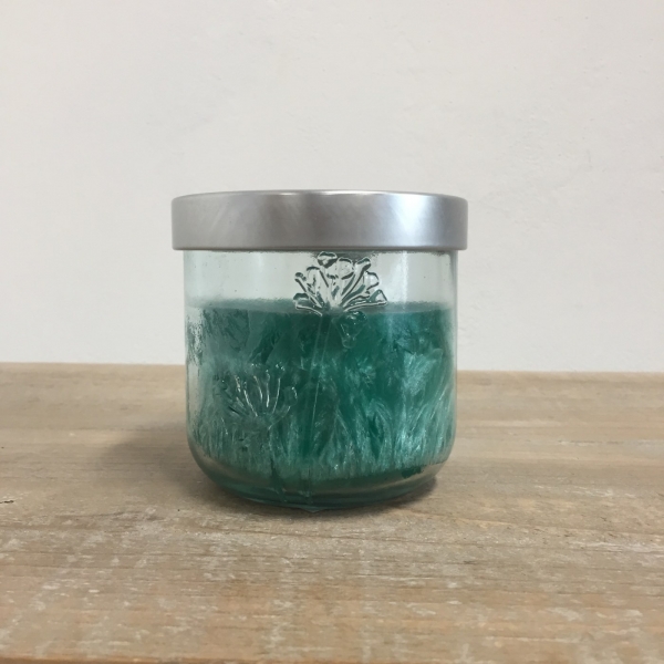 Vonná sviečka v pohári s púpavou - Aloe