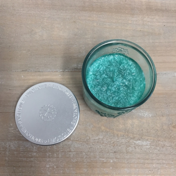 Vonná sviečka v pohári s púpavou - Aloe