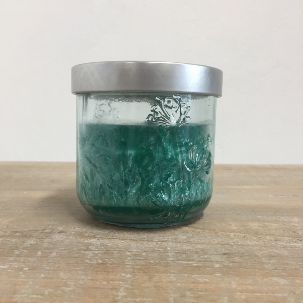 Vonná sviečka v pohári s púpavou - Aloe