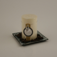 Vonná sviečka Velvet Cream 10cm