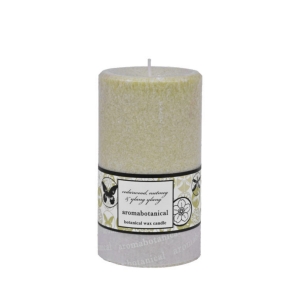 Vonná sviečka z palmového vosku - cédrové drevo 12cm