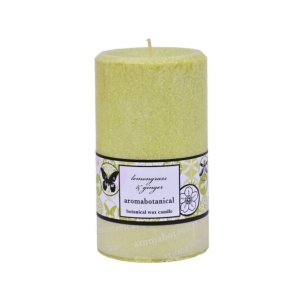Vonná sviečka z palmového vosku - citrónová tráva 12cm