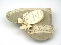 Vonné vrecúška - srdce plnené levanduľou 10x13cm