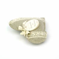 Vonné vrecúška - srdce plnené levanduľou 10x13cm