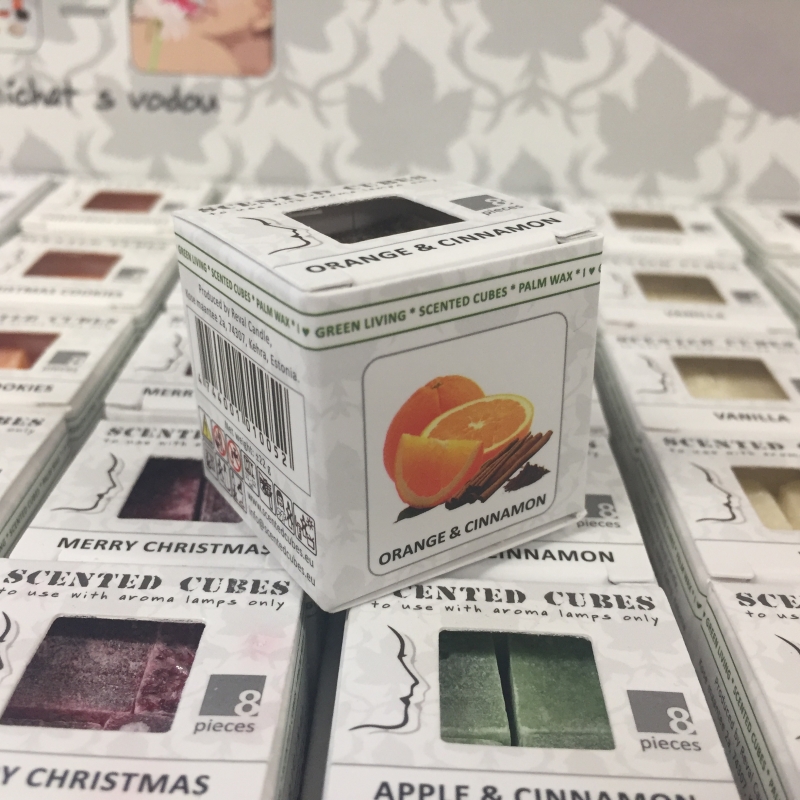 Vonné vosky pomeranč a skořice