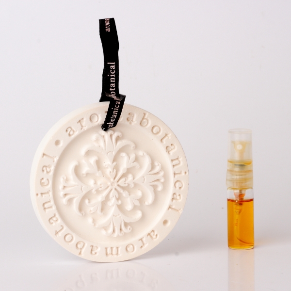 Vonný disk Aromabotanical cedrové dřevo / muškátový oříšek 10cm