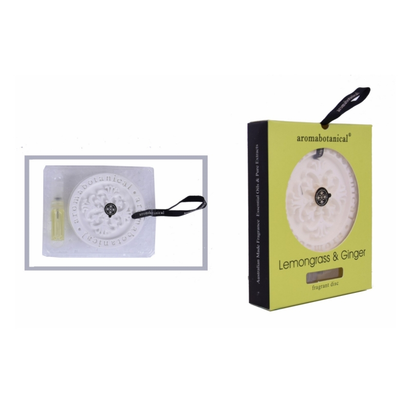 Vonný disk Aromabotanical citrónová tráva / zázvor 10cm