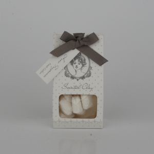 Vonný íl bavlna - srdiečka 5,5x10x3cm