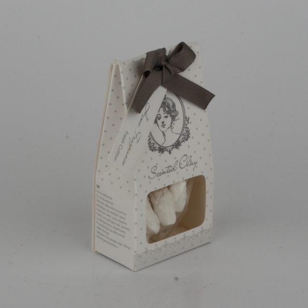 Vonný íl bavlna - srdiečka 5,5x10x3cm