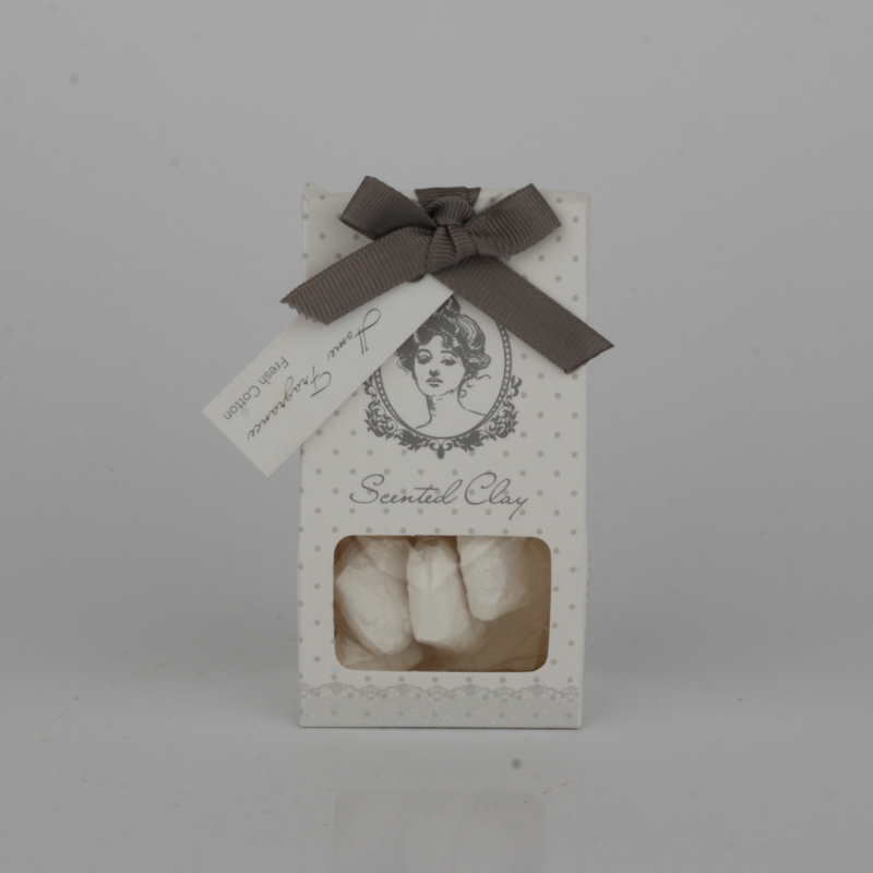 Vonný íl bavlna - srdiečka 5,5x10x3cm