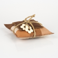 Vonný vankúš veľký hnedý 15x15cm