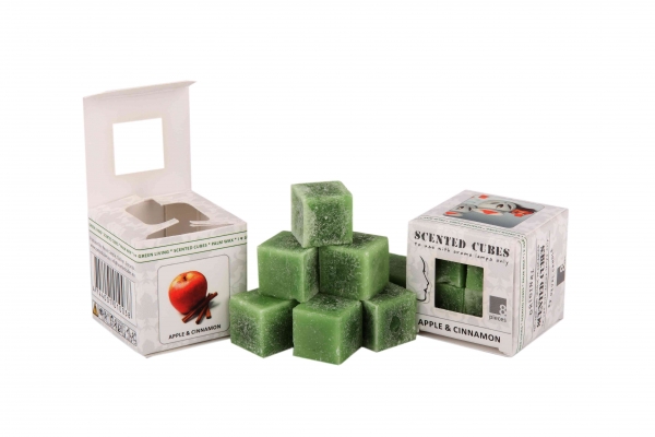 Vonný vosk do aromalámp Scented cubes apple  cinnamon (jablko / škorica)