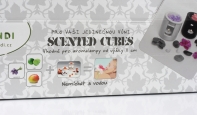 Vonný vosk do aromalámp Scented cubes apple  cinnamon (jablko / škorica)