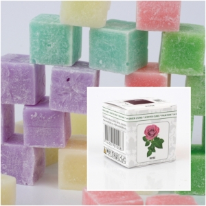 Vonný vosk do aromalámp Scented cubes Rose (ruža)