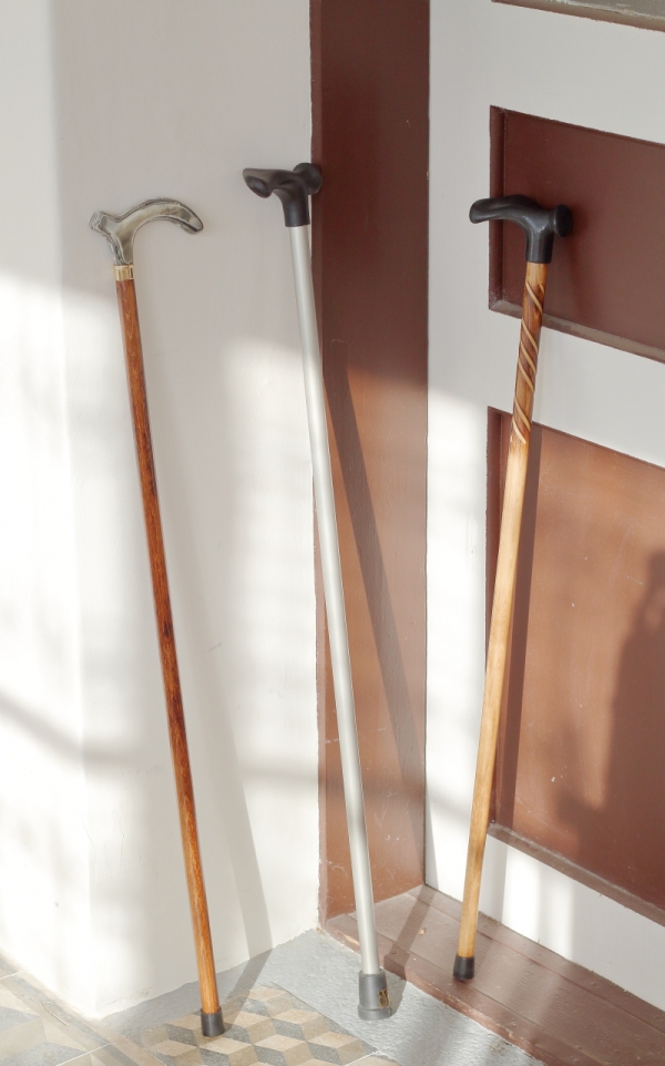 Vychádzková palice s ergonomickou rukoväťou - funkčná 95cm