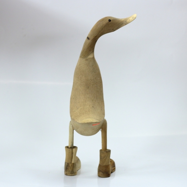 Vyrezávaná drevená socha kačky 47cm