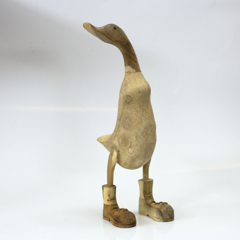 Vyrezávaná drevená socha kačky 47cm