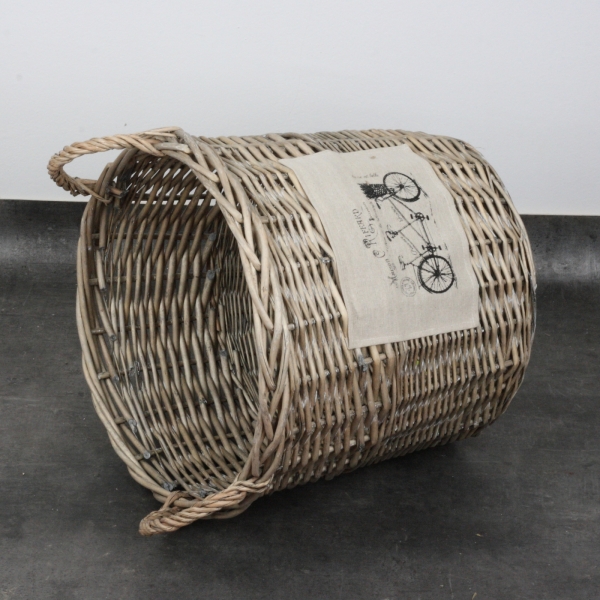 Vysoký prútený kôš dvojbicykel 42cm