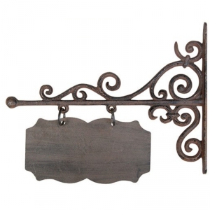 Vývesný štít liatina vlajka 32x26cm