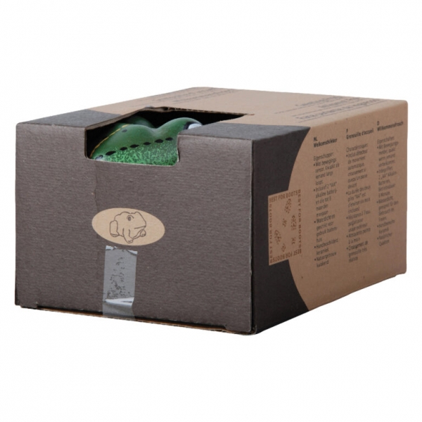 Žaba na záhradu kuňkající so senzorom pohybu