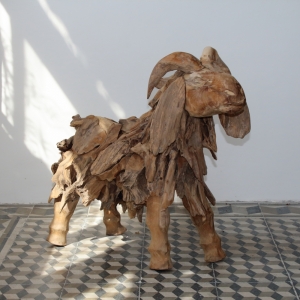 Záhradná dekorácia baran 62cm