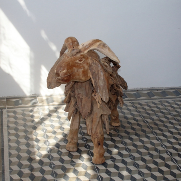 Záhradná dekorácia baran 62cm